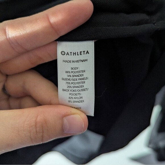 Athleta Black Full Zip Track Athletic Jacket Women's Size XS - Picture 7 of 8